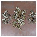 GILT TREE BLOSSOM APPLIQUES