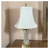 CUT CRYSTAL TABLE LAMP