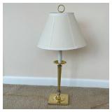 COLUMN FORM BRASS LAMP