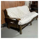 VINTAGE WOOD SOFA