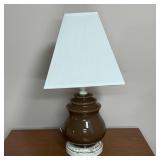 VINTAGE BROWN TABLE LAMP