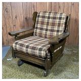 OAK FRAME SPRING ROCKER