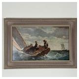 FRAMED SAILING ART PRINT