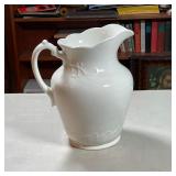 LARGE WHITE PORCELAIN PITCHER
