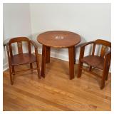 (3pc) PAINTED WOOD CHILD