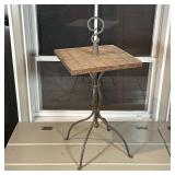 WROUGHT IRON SIDE TABLE