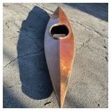 VINTAGE WOODEN KAYAK
