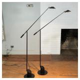 PAIR ROBERT SONNEMAN ARTICULATING FLOOR LAMPS