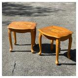 PAIR SIDE TABLES