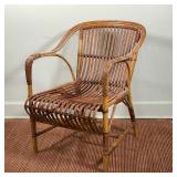 ROBERT WENGLER RATTAN ARMCHAIR