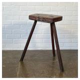 PRIMITIVE WOOD STOOL