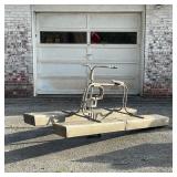 VINTAGE ALUMINUM PONTOON WATER CYCLE