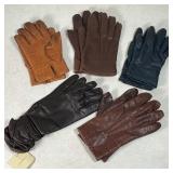 (5pc) LEATHER GLOVES
