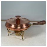 VINTAGE COPPER FONDUE POT