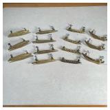 BRASS VEGETABLE CABINETRY PULLS