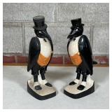PAIR OLD CROW ROYAL DOULTON
