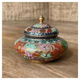 CLOISONNE ENAMEL JAR
