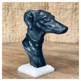 BRONZE GREYHOUND STATUE