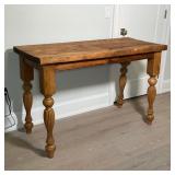 SUBSTANTIAL BESPOKE OLD BOARD TABLE