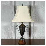 ANTIQUE ENGRAVED LAMP