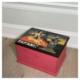 FRENCH STYLE HAND PAINTED STORAGE BOX
