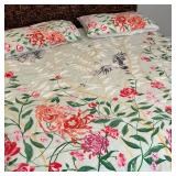 ANTHROPOLOGIE FLORAL PATTERN DUVET & SHAMS