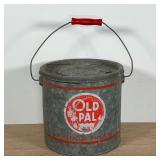 VINTAGE "OLD PAL" FISHING BUCKET