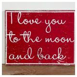 "I LOVE YOU" WALL ART