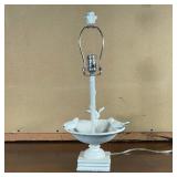 COMPOSITION BIRD BATH FORM LAMP
