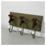 FAUCET COAT HOOK WALL PLAQUE