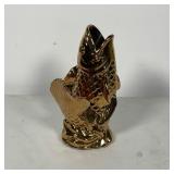 CB2 GOLD FISH PORCELAIN FIGURINE