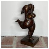 CAST BRONZE FEMALE FIGURE