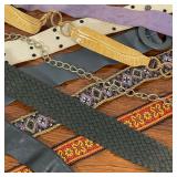 COLLECTION of BELTS