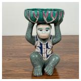 CHINESE CERAMIC MONKEY FIGURE