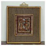 GILT CARVED CHINESE PANEL