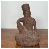 COMPOSITION SEATED FIGURE