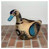 FANTASTIC GLAZED DUCK PLANTER