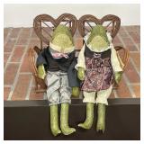 JUDY WACHLIN FROG DOLLS