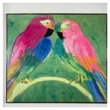 CHINESE PARROTS COLORFUL PRINT