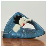 PAINTED CERAMIC FEMALE FIGURE