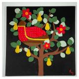 PARTRIDGE IN A PEAR TREE FELT