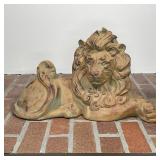 COMPOSITION RECLINING LION