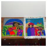 (2pc) EMBROIDERED PILLOWCASES | Nacoej & Askenew Ayale