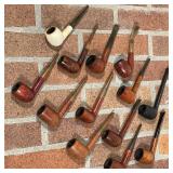 NICE COLLECTION BURLED WOOD PIPES