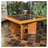 CUSTOM TILE & OAK TABLE