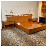 MARBLE NEW WAVE BED & CABINETS