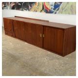 MID CENTURY WALNUT CABINET