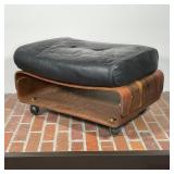 MID CENTURY BENT PLYWOOD OTTOMAN