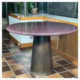 CONTEMPORARY PEDESTAL TABLE