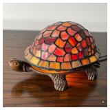 STAINED GLASS TORTOISE LAMP